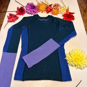 Lululemon Keep The Heat Thermal Long-Sleeve Shirt *Colorblock